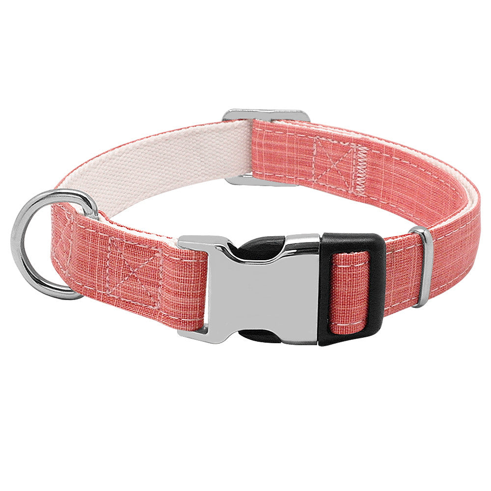 Collier chien personnalisé avec nom et étiquette anti-perte
