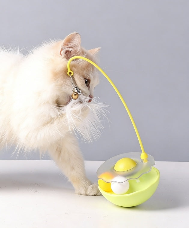 Jouet interactif chat, balle à clochette amusante