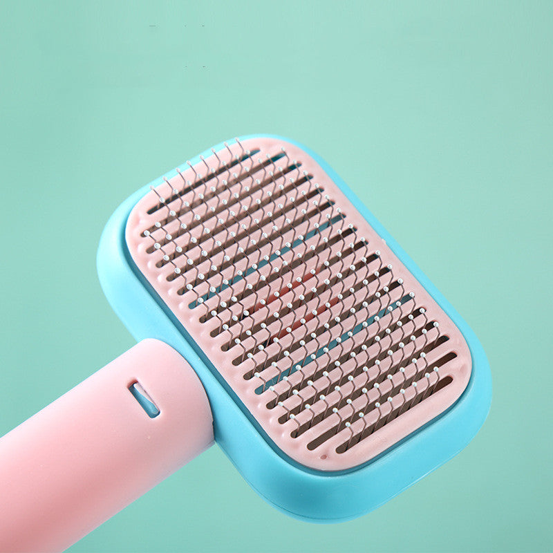 Brosse anti-poils chien et chat, massage inclus