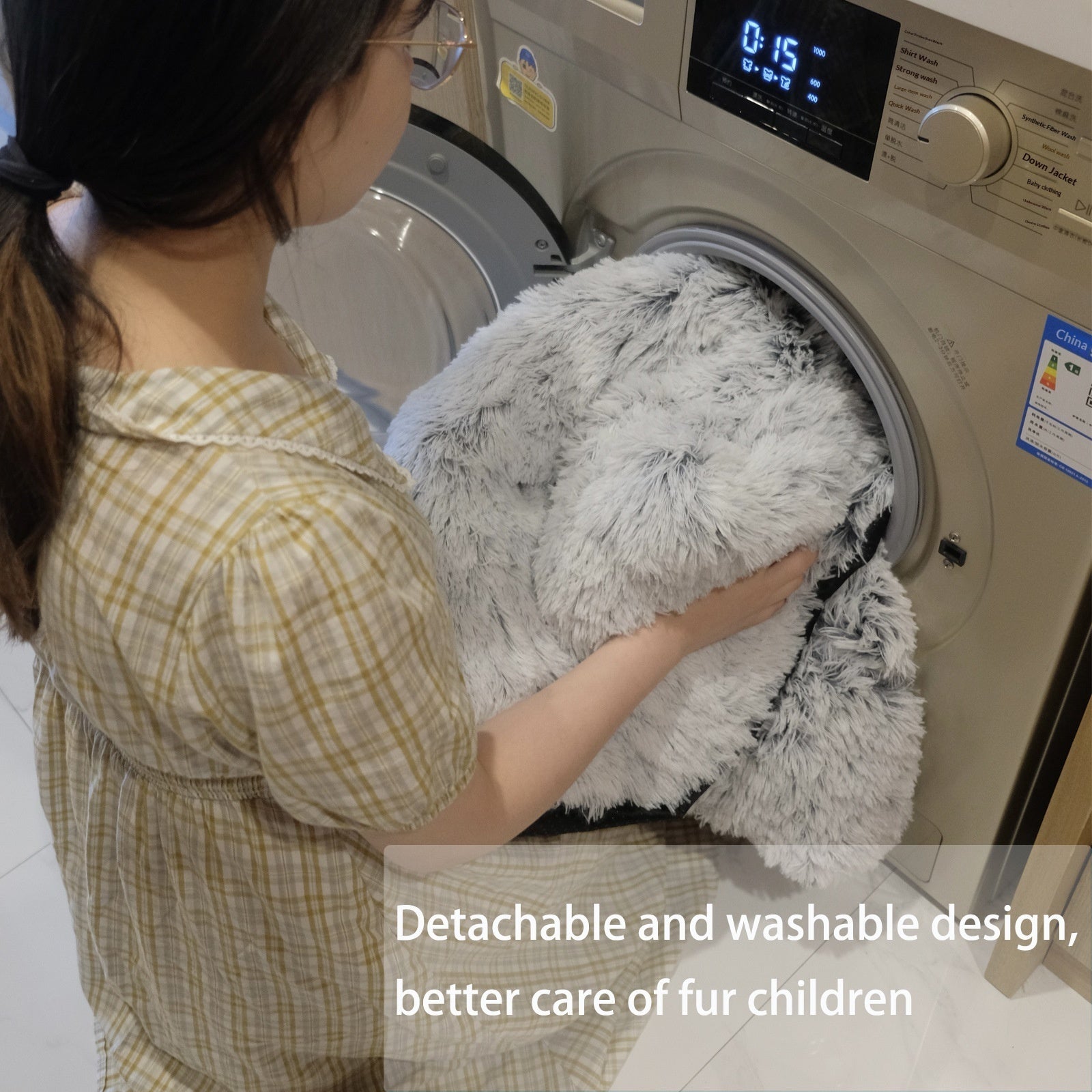 Lit orthopédique confortable pour chien, imperméable et ultra-douillet