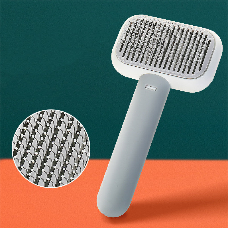 Brosse anti-poils chien et chat, massage inclus