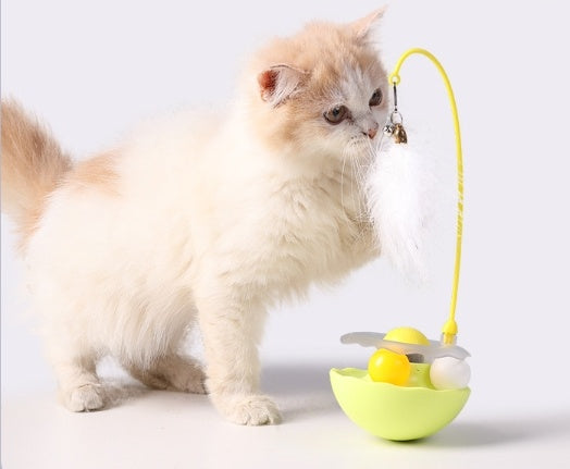 Jouet interactif chat, balle à clochette amusante