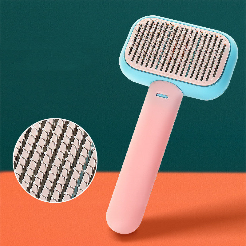Brosse anti-poils chien et chat, massage inclus